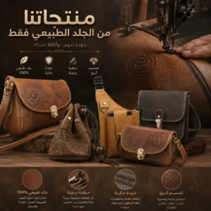 منتجاتنا من الجلد الطبيعي فقط